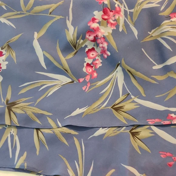 Ronni Nicole - Blue And Pink Floral Dress Women's Size 10 - Picture 5 of 8